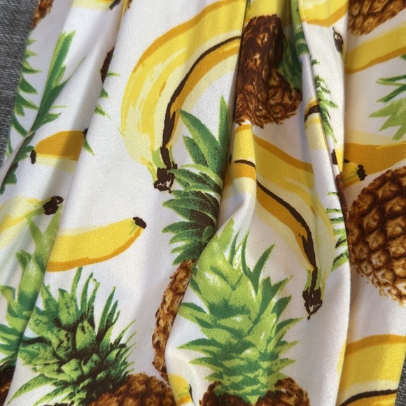Mason Grey TROPICAL SMOOTHIE Fruit Print Classic Short Robe Women's Size small - Picture 6 of 13